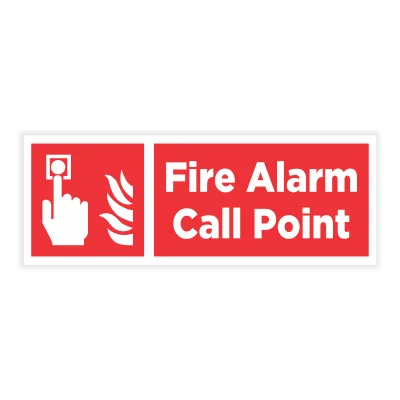Fire pump start button label