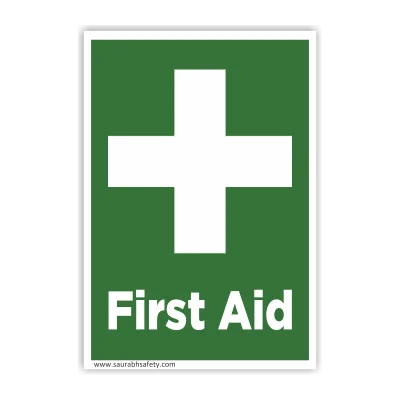 First Aid Sign Board