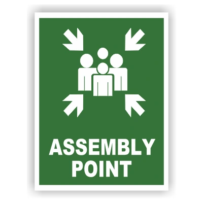 Assembly Point Safety Sign
