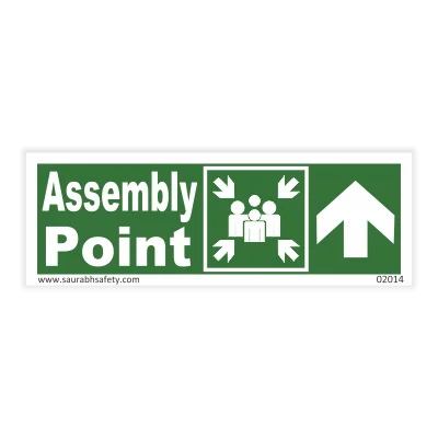 Assembly Point Directional Sign