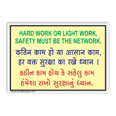 Safety Awareness During Any Work