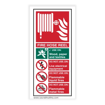 CO2 extinguisher metal fire warning