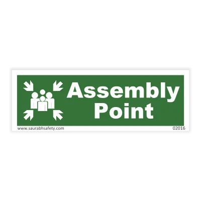 Assembly Point Sign Horizontal