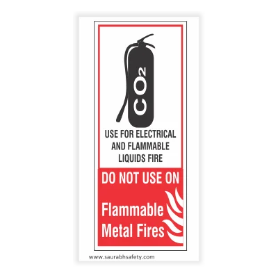 CO2 extinguisher usage