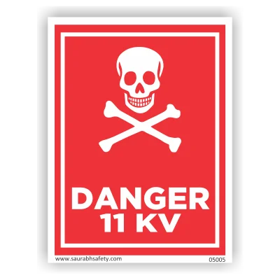 Danger 11KV Electrical Warning Sign