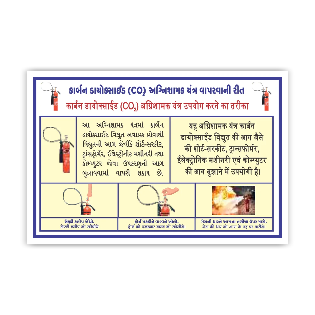 CO2 Fire Extinguisher Instructions